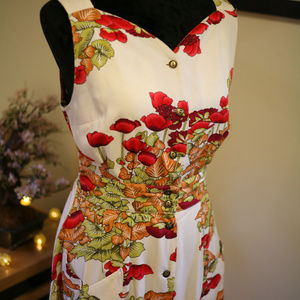 Field day poppy dress